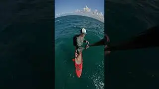 Downwind offshore fun #downwindfoil #foiling #wingfoil #supfoil