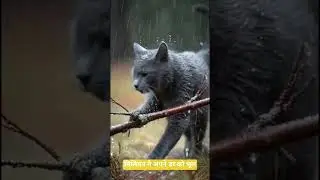the Little brave cat story