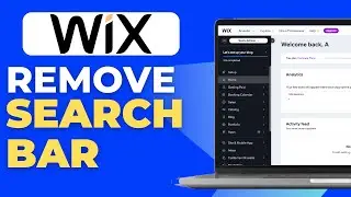 Как удалить строку поиска на сайте Wix