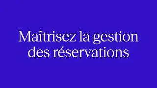 Comment consulter et confirmer des r&eacute;servations dans Partner Central