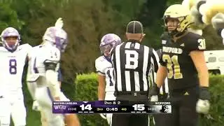 Western Carolina QB Taron Dickens completed his first 46 PASSES today. 46! Finished 53 of 56.