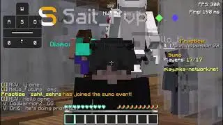 How I Won a Minecraft sumo event in Pika-Network [second sumo event win]