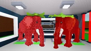 Strawberry Elephant from Steal a Brainrot Roblox in real life!