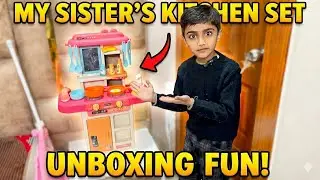 Unboxing the World&rsquo;s Cutest Toy Kitchen of My Sister 🎀