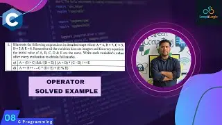 How C Evaluates Expressions | Operator Precedence & Associativity