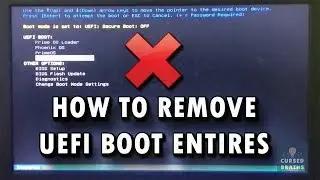 Как удалить загрузочные записи UEFI | Очистить записи двойной ОС | Простой метод работы