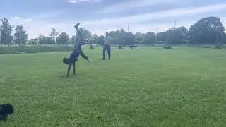 Me and my kids acrobatic/ fun in park