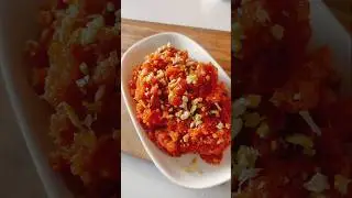 Gajar Halwa with mawa - Rich & Royal Indian Dessert #shorts #easyrecipe #homemade