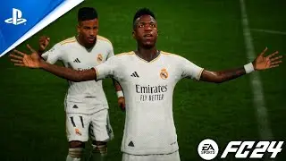 فيفا 24 - ريال مدريد ضد مانشستر سيتي - نهائي دوري ابطال اوروبا | مباراة كاملة | FC 24
