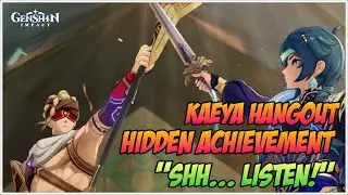 Kaeya Hangout, Hidden Achievement 