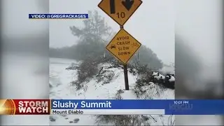 Bay Area Pelted With Rain, Hail And Snow During Wild Weather Weekend