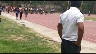 2019 starting period my first race 2 nd position DU trials #athletics #motivation