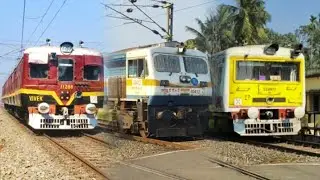 Light Running Diesel & Electric Locomotive,Conventional Emu & Inspection Train Compilation। IR