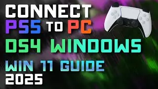 Как подключить контроллер PS5 к ПК с Windows 11 (Руководство по установке DS4 для Windows 2025) 🎮💻