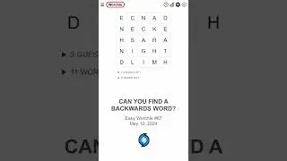 Can you find a backwards word? 🌀