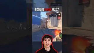 Mid push on Mirage&mdash;flash hits four, MP9 sings, and nocries storms through for the ace! #cs2 #csgo