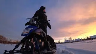 Модернизация снегохода DINGO T125. Тестовые испытания