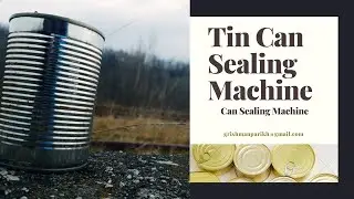 Hand Operated Tin Can Sealing Machine - Manual Tin Can Sealing Machine - Tin Can Seal Machine