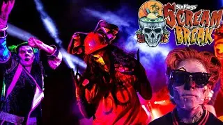 Six Flags Magic Mountain Scream Break Vlog 2023