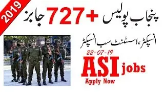 Punjab police new jobs  2019, inspector , sub inspector, ASI jobs By Uptodate jobs