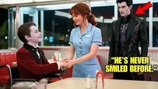 Waitress Danced With A Pale Disabled Boy, Unaware His Vampire King Dad Was Watching