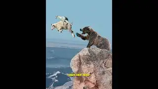 Гравитация? Просто шутка для этих козлов! 🐐😱 #шорты