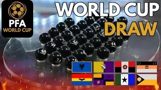 The PFA World Cup Draw | The Road to Glory