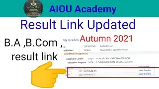 Result Announced || B.A , B.com , ADC , B.ed ,  result link updated  for Autumn 2021