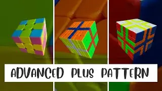 How to make plus in rubik's cube 3x3, 5x5, 7x7 | Advanced plus pattern | Cool Pattern | #how