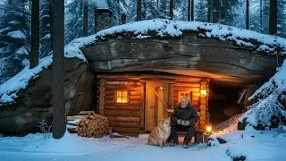 Old Man Builds Cave Shelter in Heavy Snow After Sons Kick Him Out