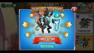 Dragon City: DARK TITAN DRAGON 🐉 Unlocked The Final Rewards Of Dusk vs Dawn Island !! 😱