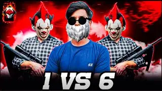 FREE FIRE LIVE 😎 1VS6 PLAY WITH SUBSCRIBER ✅ON LIVE - GARENA FREE FIRE #freefirelive #tipuyt