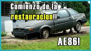 Empezamos con la restauración del AE86!