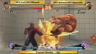 PWW - UFC.Juni/UFC.Mahawk VS UFC.Mahone/UFC.Djolarabe - 1/8&egrave; de finale Double