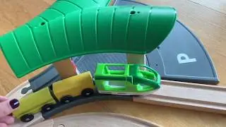 Brio wooden train I brio Smart tech  I Ikea train set I vilcieniņi bērniem I поезд для детей