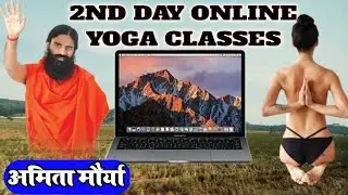 Online Yoga Class ऑनलाइन योग क्लास 2nd day