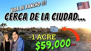 🟢 BUSCANDO OPORTUNIDADES: CABAÑA EN -1 ACRE DE TERRENO EN YUCCA MESA CALIFORNIA | LA VIDA de RANCHO