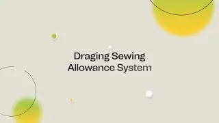 Draging Sewing Allowance System