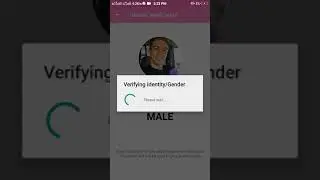 Gender recognition in android that only allows female users to sign up 