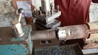 Shafat Tools works on lathe machine MT welding zone 