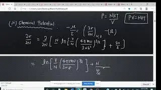 Statistical Mechanics# Lecture 54 #Solid State Mechanics # M.Sc. Final