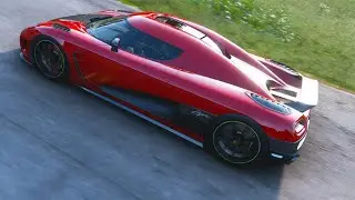 2011 Koenigsegg Aegera around HokiHoshi test track Forza Horizon 5