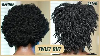 DEFINED TWIST OUT on 4C Hair | Hairstyles for black Girls + Women | 2021 Hair Trends