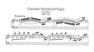 J. S. Bach - Chromatic Fantasia and Fugue in D minor BWV 903