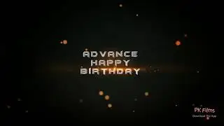 Megastar chiranjivi 64th birthday  lyric video # Advance happy birthday