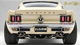 Mustang Eleanor 2026 года &mdash; официально представлен | Первый взгляд, интерьер и мощность двигателя...