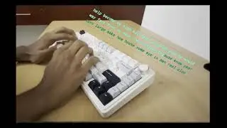 Aula F75 ICE VEIN switches | mechanical keyboard CREAMY THOCKY sound test