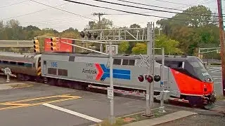Amtrak Autumn Express in Bergenfield, NJ (10/14/17)