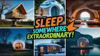 Top 10 Most Unusual Places to Stay in 2025 #traveling #travel #traveltips