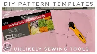 DIY Plastic Pattern Templates - OKSew Unlikely Sewing Tools